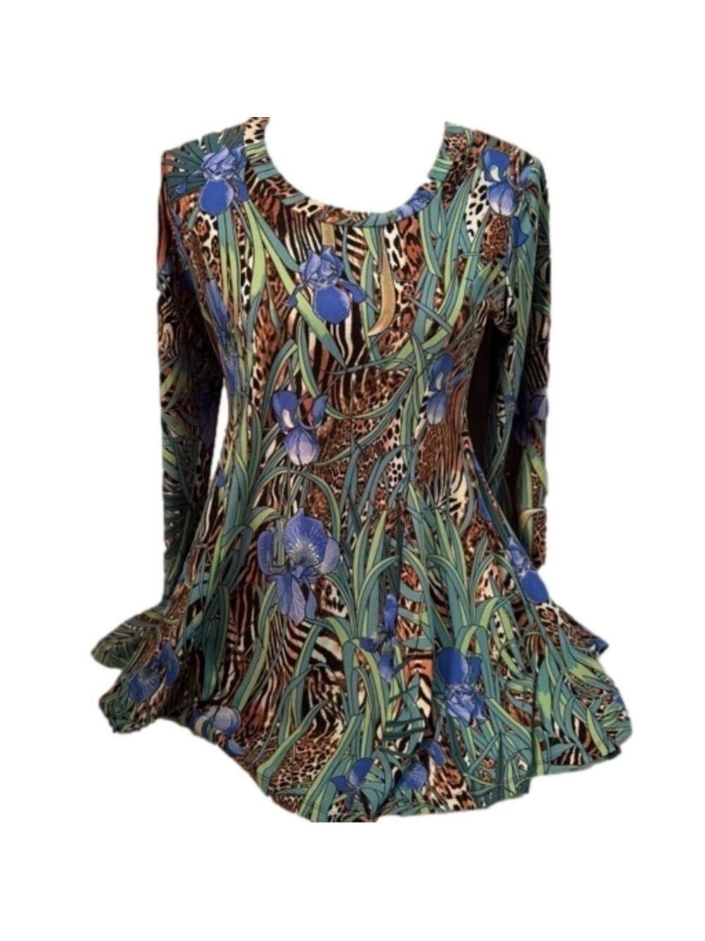 Attitudes by Renee Como Jersey Printed Godet Tunic w/ Pockets. New.
Size XS. - Picture 10 of 14